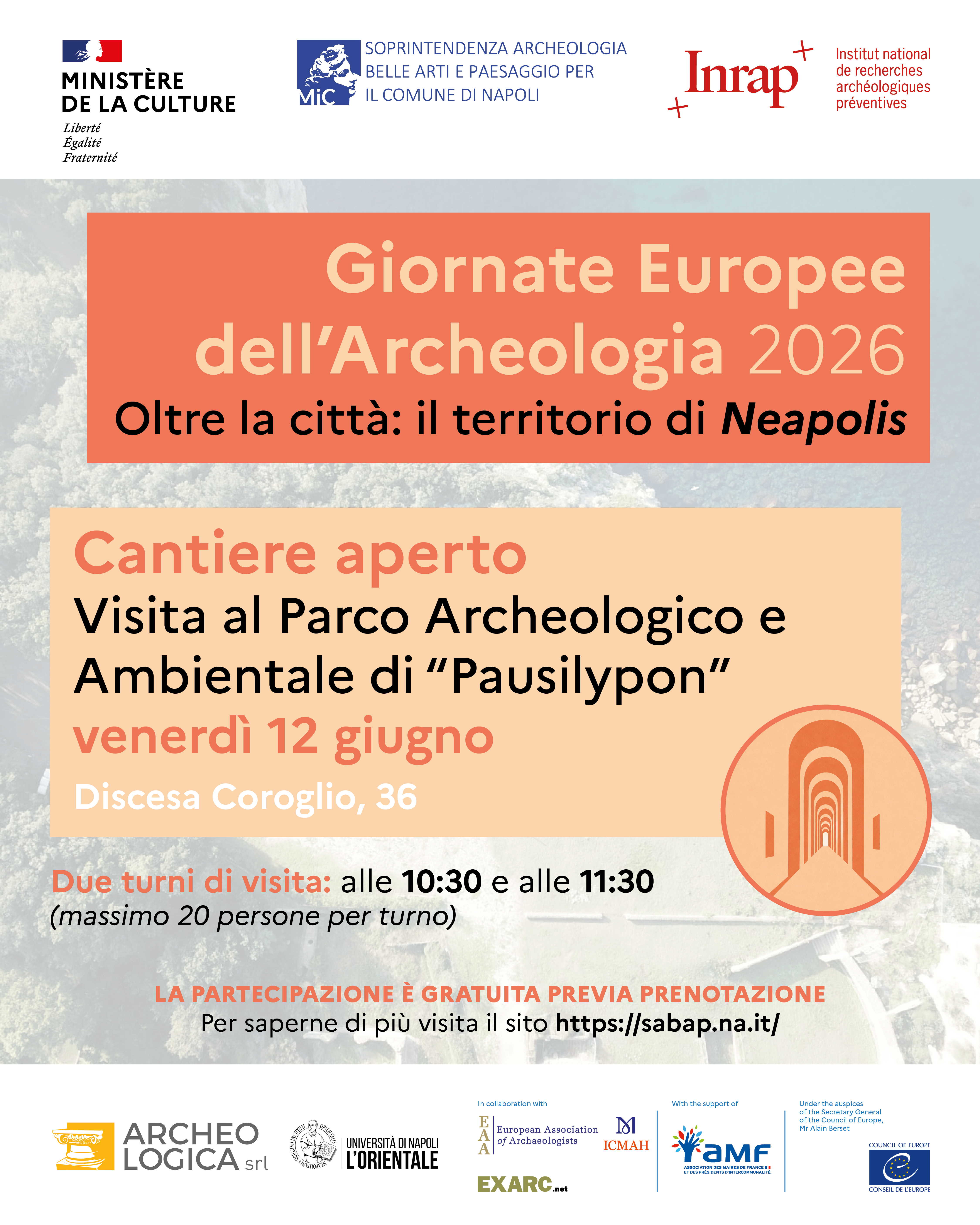Cantiere aperto: visita al Parco Archeologico e Ambientale di Pausilypon